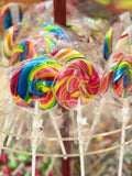 Rainbow Swirl Lollipop