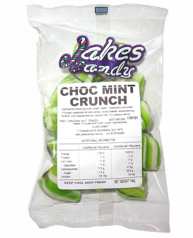 Jakes Candy Choc Mint Crunch