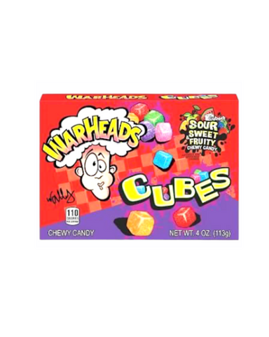 Warhead Sour Chewy Cubes Theater Box