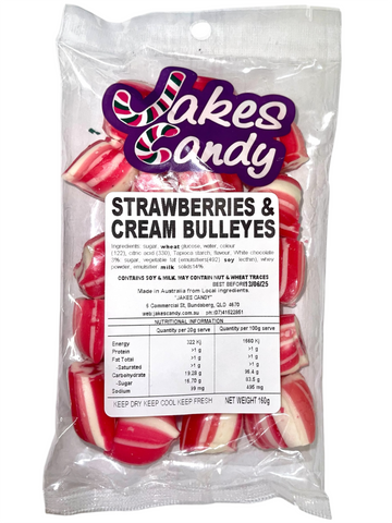 Strawberries and Cream Bullseyes