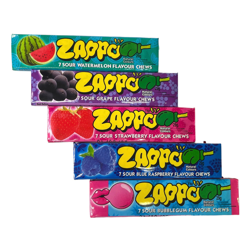Zappo Blue Raspberry Candy Zappo – Great Aussie Sweet Company