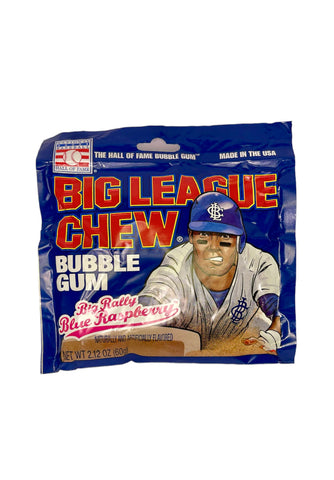 Big League Chew Bubble Gum - Blue Rasberry