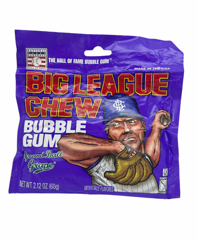 Big League Chew Bubble Gum - Grape